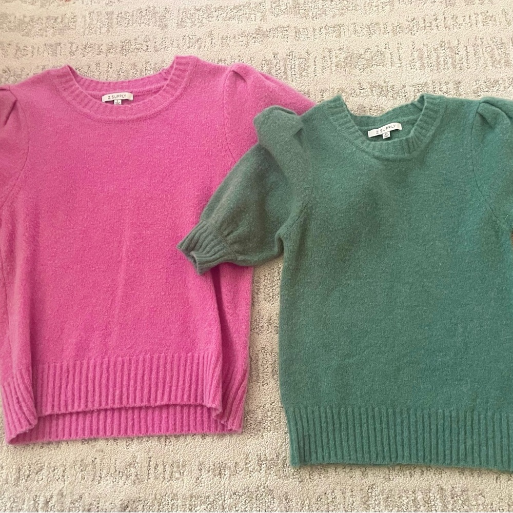 Z SUPPLY PUFF SLEEVE TOPS